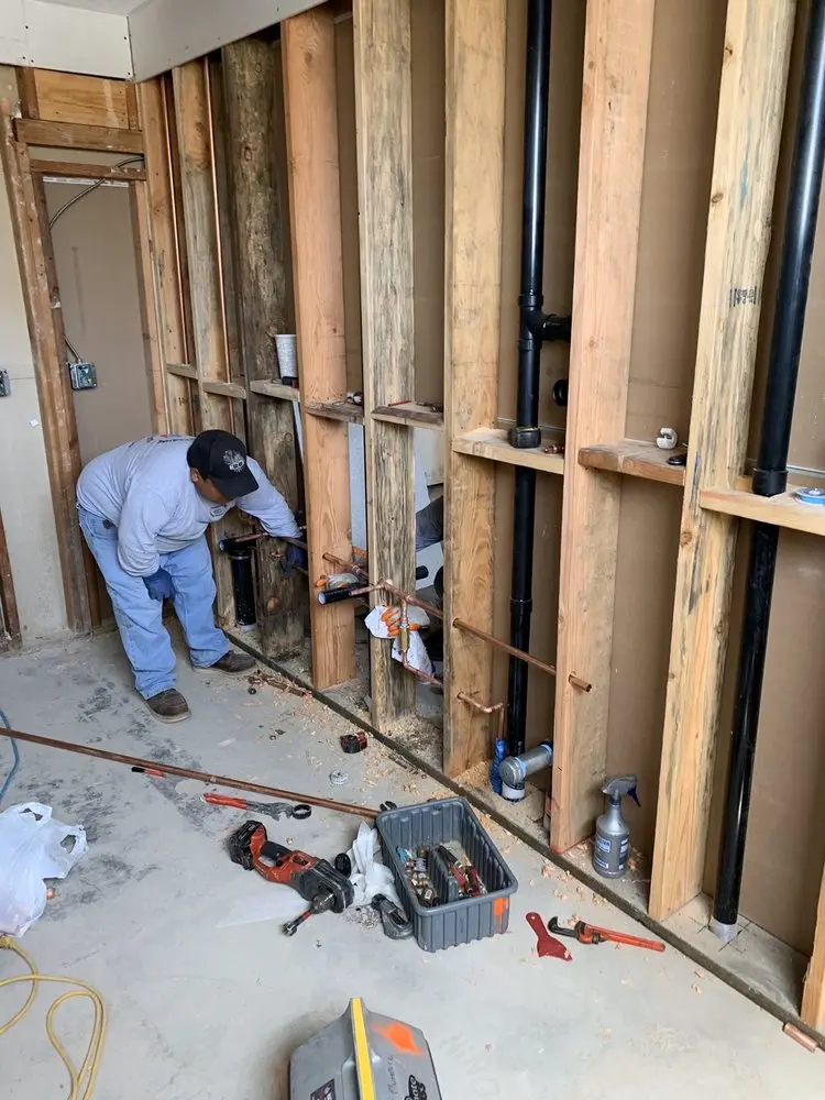 Commercial rough-in plumbing for Water Heater Replacement in Point Dume